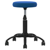 Vidaxl eetkamerstoel fluweel blauw