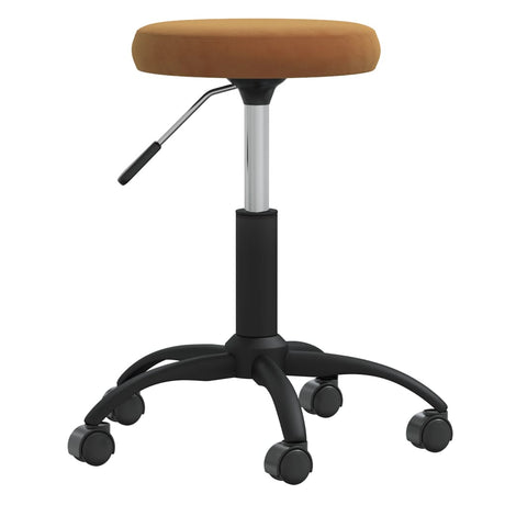VidaXL tabouret de massage velours marron