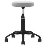 Vidaxl Massage Tabouret en velours gris clair