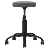 Vidaxl Massage Tabouret en velours gris foncé