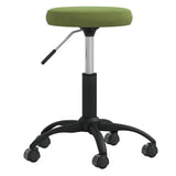 VidaXL tabouret de massage velours vert clair