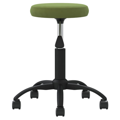 VidaXL tabouret de massage velours vert clair