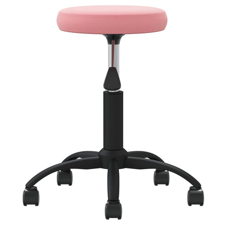 VidaXL tabouret de massage velours rose