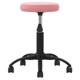 VidaXL tabouret de massage velours rose