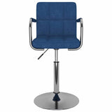 Vidaxl eetkamerstoel stof blauw