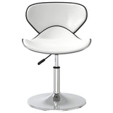 Vidaxl eetkamerstoelen 4 st kunstleer wit