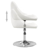 Vidaxl eetkamerstoelen 4 st kunstleer wit