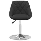Vidaxl eetkamerstoelen draaibaar 4 st fluweel zwart