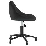 Vidaxl eetkamerstoelen draaibaar 4 st fluweel zwart