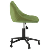 Vidaxl eetkamerstoel draaibaar fluweel lichtgroen