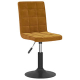 Vidaxl eetkamerstoelen draaibaar 4 st fluweel bruin