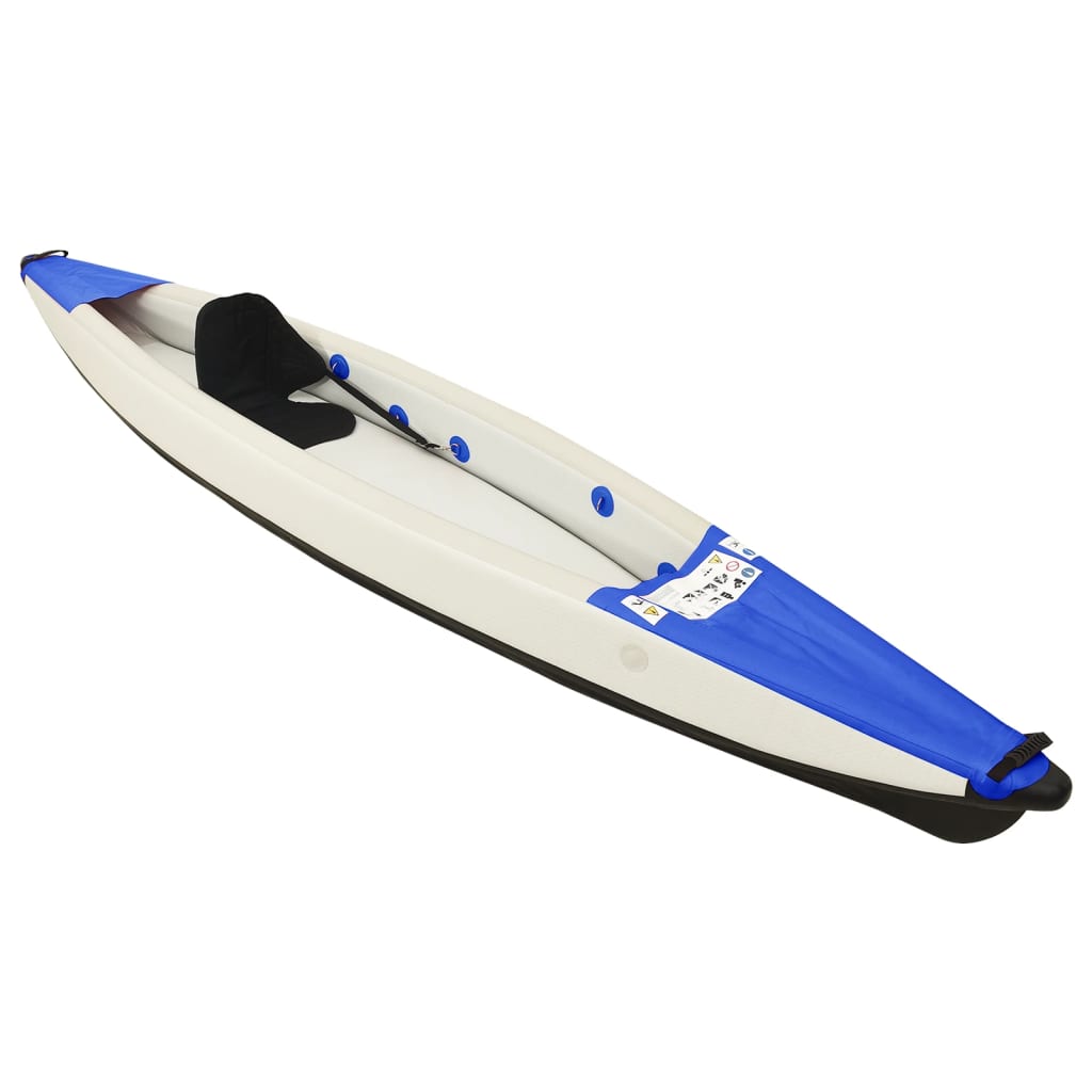 Vidaxl Kayak Inflatable 375x72x31 cm Polyester blue