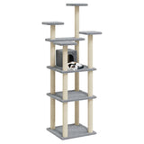 Vidaxl Cat Furniture avec Sisal Scratch Posts 171 cm Gris clair