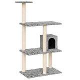 Vidaxl Cat Furniture avec Sisal Scratch Posts 119 cm Gris clair