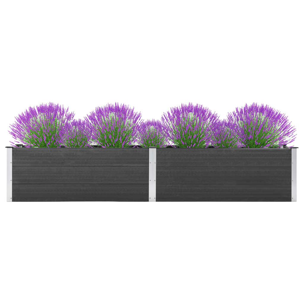 Vidaxl Planter höjde 200x50x54 cm HKC Gray