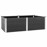 Vidaxl Planter surélevé 200x100x54 cm HKC Gray