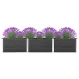 Vidaxl Planter surélevé 300x50x54 cm HKC Gray