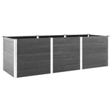 Vidaxl Planter surélevé 300x50x91 cm HKC Gray