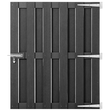 Vidaxl poort 100x112 cm hkc gris