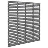 Vidaxl Lamellenhek 180x180 cm hkc gris