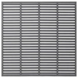 Vidaxl Lamellenhek 180x180 cm hkc gris