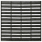 Vidaxl lamellenhek 180x180 cm hkc gris foncé