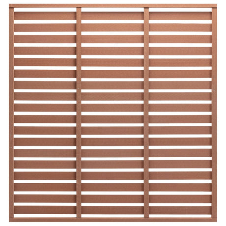 Panneau de clôture Vidaxl 180x180 cm HKC Brown