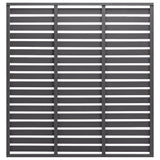 Panneau de clôture Vidaxl 180x180 cm HKC Gray