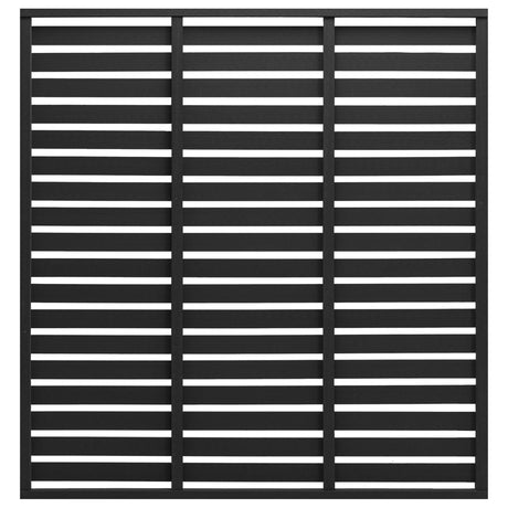 Panneau de clôture Vidaxl 180x180 cm HKC Black