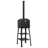 Vidaxl Pizza Four Charcoal avec 2 phoques de feu