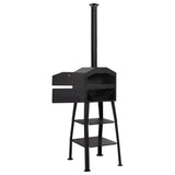 Vidaxl Pizza Four Charcoal avec 2 phoques de feu