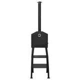 Vidaxl Pizza Four Charcoal avec 2 phoques de feu