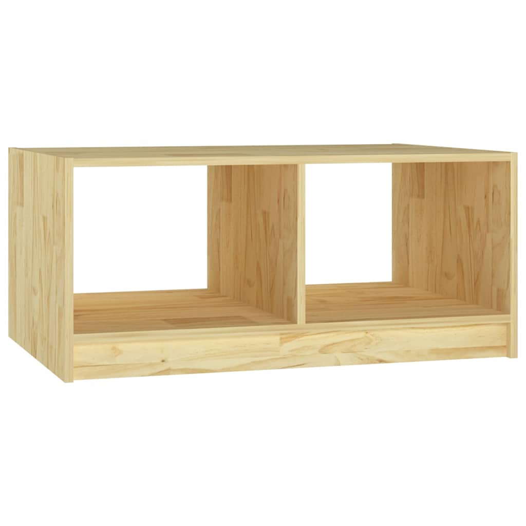 Vidaxl 809906 salontafel 75x50x33,5 cm massief hout grenen