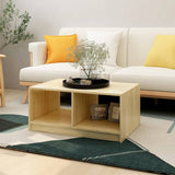 Vidaxl 809906 salontafel 75x50x33,5 cm massief hout grenen