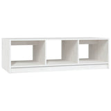Vidaxl salontafel 110x50x34 cm massief grenenhout wit