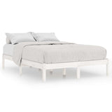 Vidaxl bedframe massief hout wit 180x200 cm