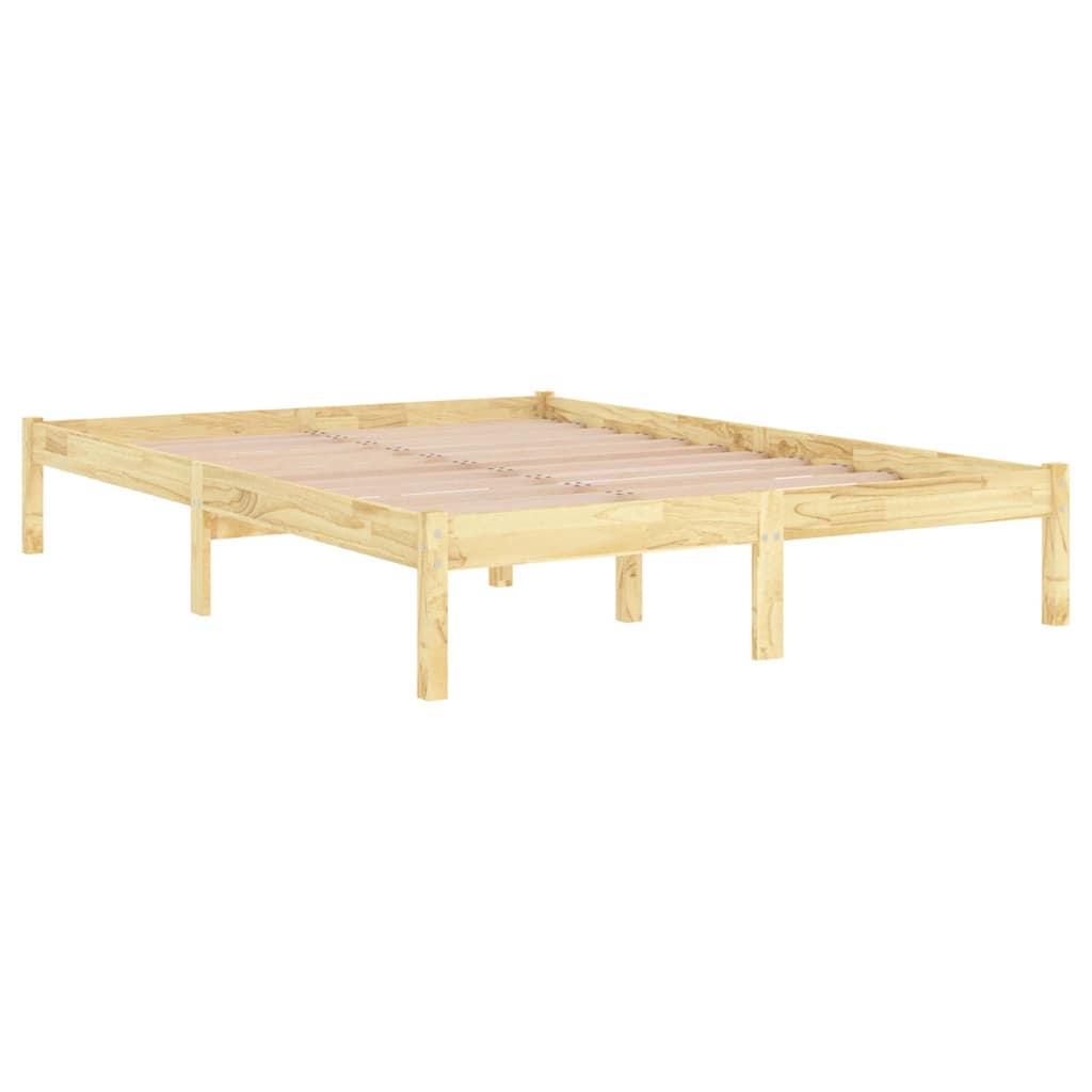 Vidaxl bedframe massief grenenhout 200x200 cm