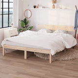 Vidaxl bedframe zonder matras massief hout 160x200 cm