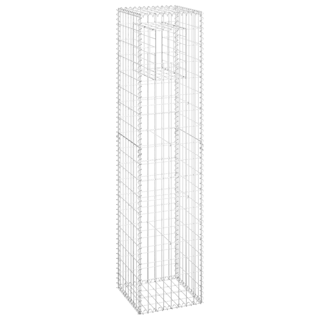 Vidaxl Schanskorf Pole 40x40x180 cm de hierro