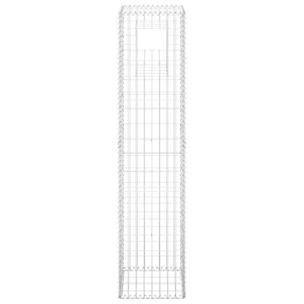 Vidaxl Schanskorf Pole 40x40x180 cm de hierro