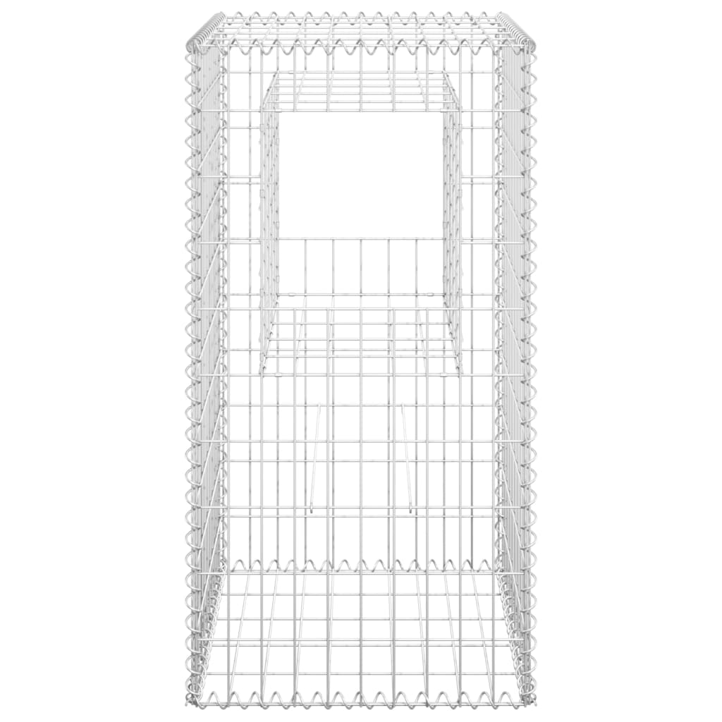 Vidaxl Schanskorf Pole 50x50x100 cm järn