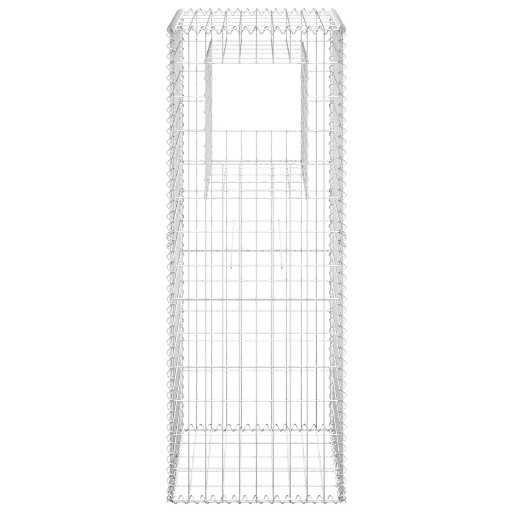 Poteau de gabion Vidaxx 50x50x140 cm en fer