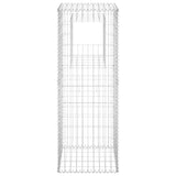 Poteau de gabion Vidaxx 50x50x140 cm en fer