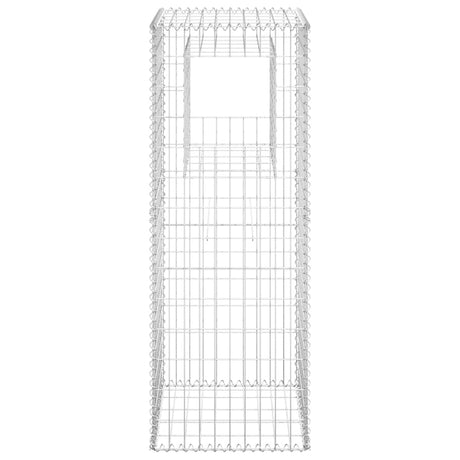 Poteau de gabion Vidaxx 50x50x140 cm en fer