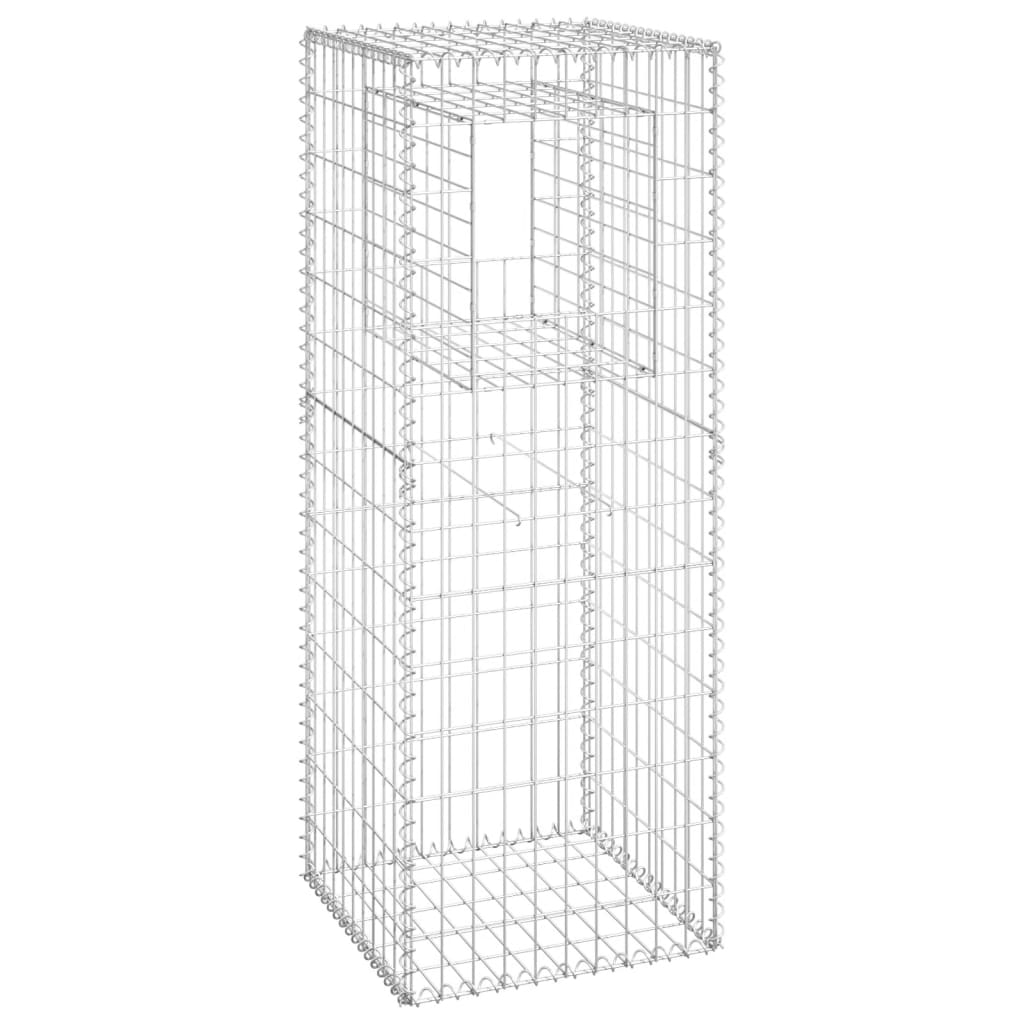 Vidaxl Schanskorf post 2 PC 50x50x140 cm