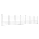 Vidaxl Schanskorf U-shaped with 8 posts 860x20x200 cm iron