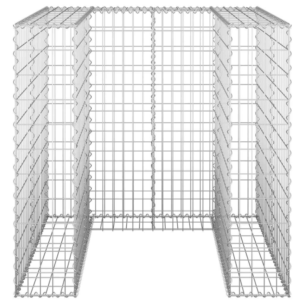 Vidaxl Schanskorf dla kontenera 110x100x110 cm stal ocynkowana