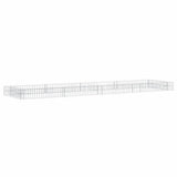 Vidaxl Gabion Planter insensible 400x100x20 cm en acier galvanisé