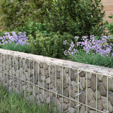 Vidaxl Gabion Planter surélevé 500x100x20 cm en acier galvanisé