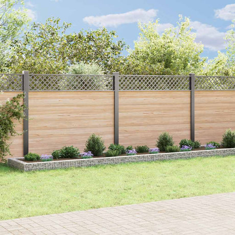 Vidaxl Gabion Planter surélevé 800x100x20 cm en acier galvanisé